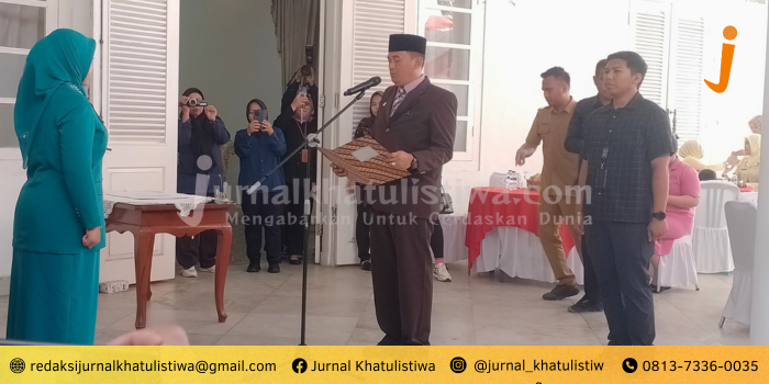 Pj Wali Kota Pangkalpinang Kukuhkan TP PKK, Bunda PAUD dan Dekranasda