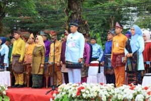 Upacara HUT kota Pangkalpinang Ke-267 di Museum Timah